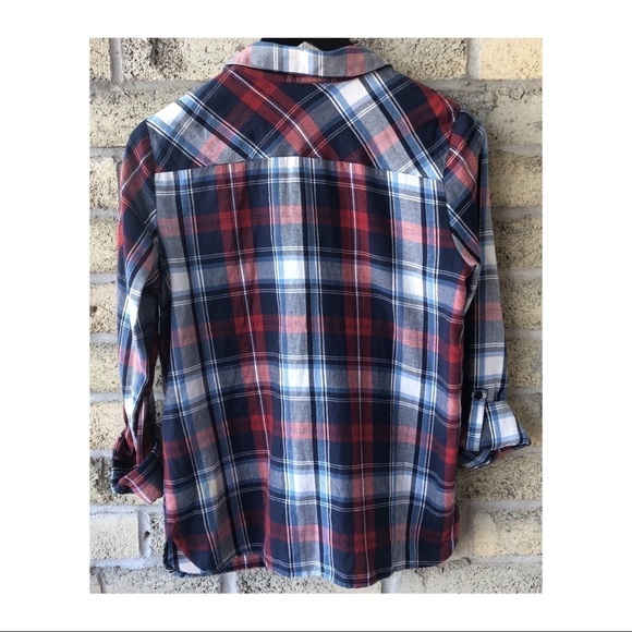 NOISY MAY Erik Plaid Shirt - Picture 3 of 6